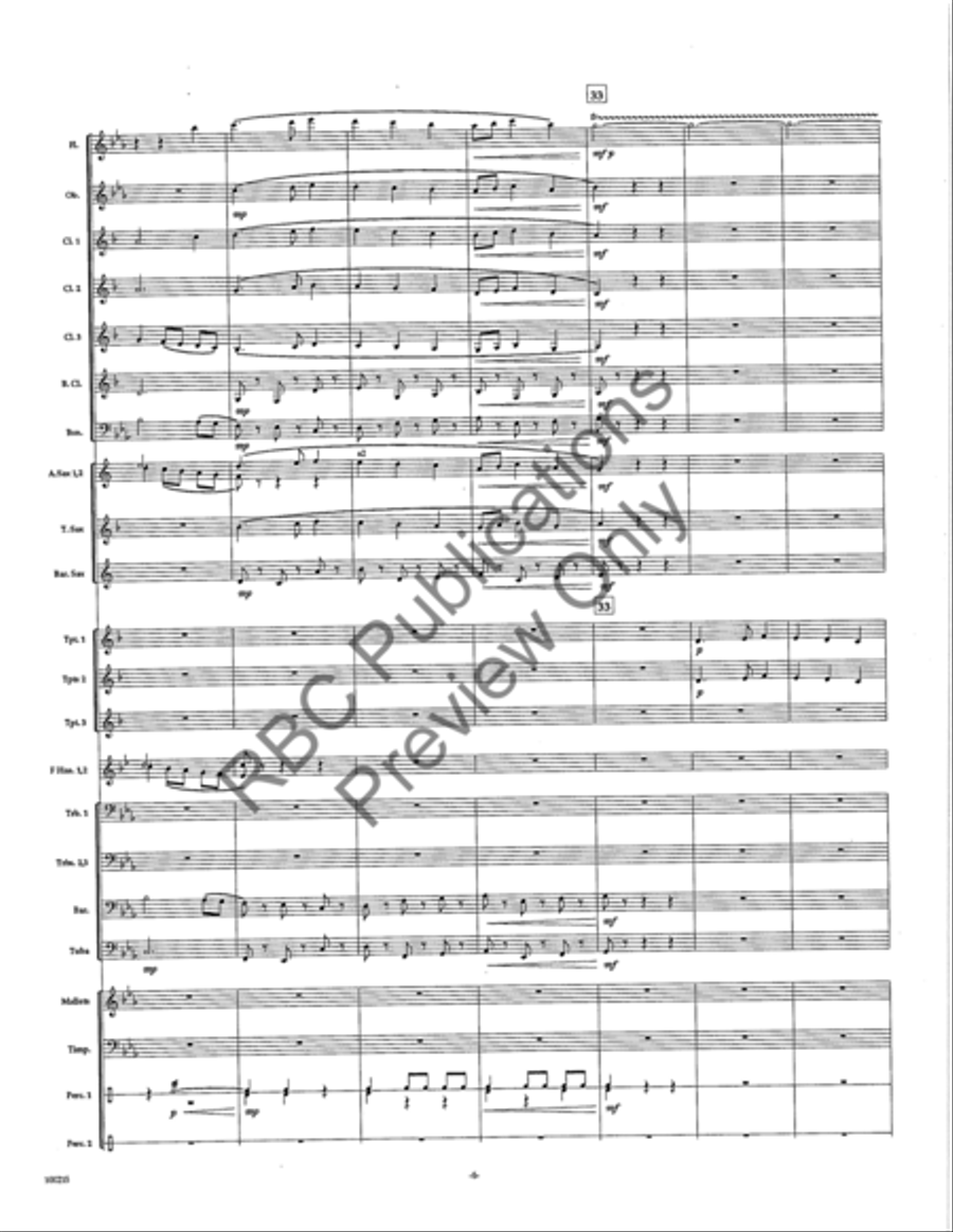 Cantica (Score) Cantica (Score) Concert Band scores gallery preview page 7