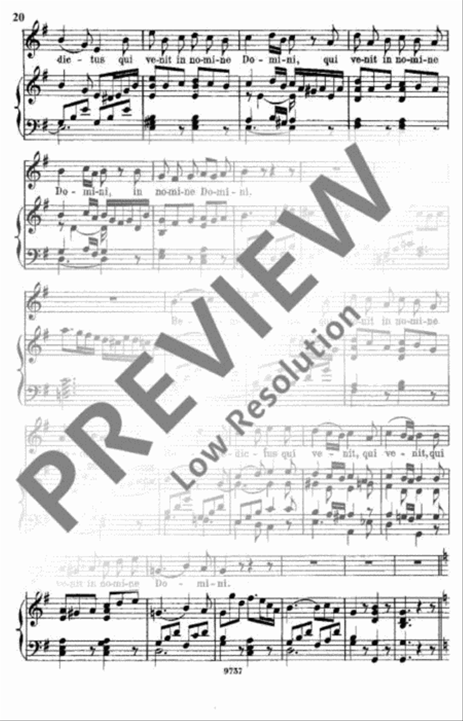 Missa brevis Organ Accompaniment scores gallery preview page 21