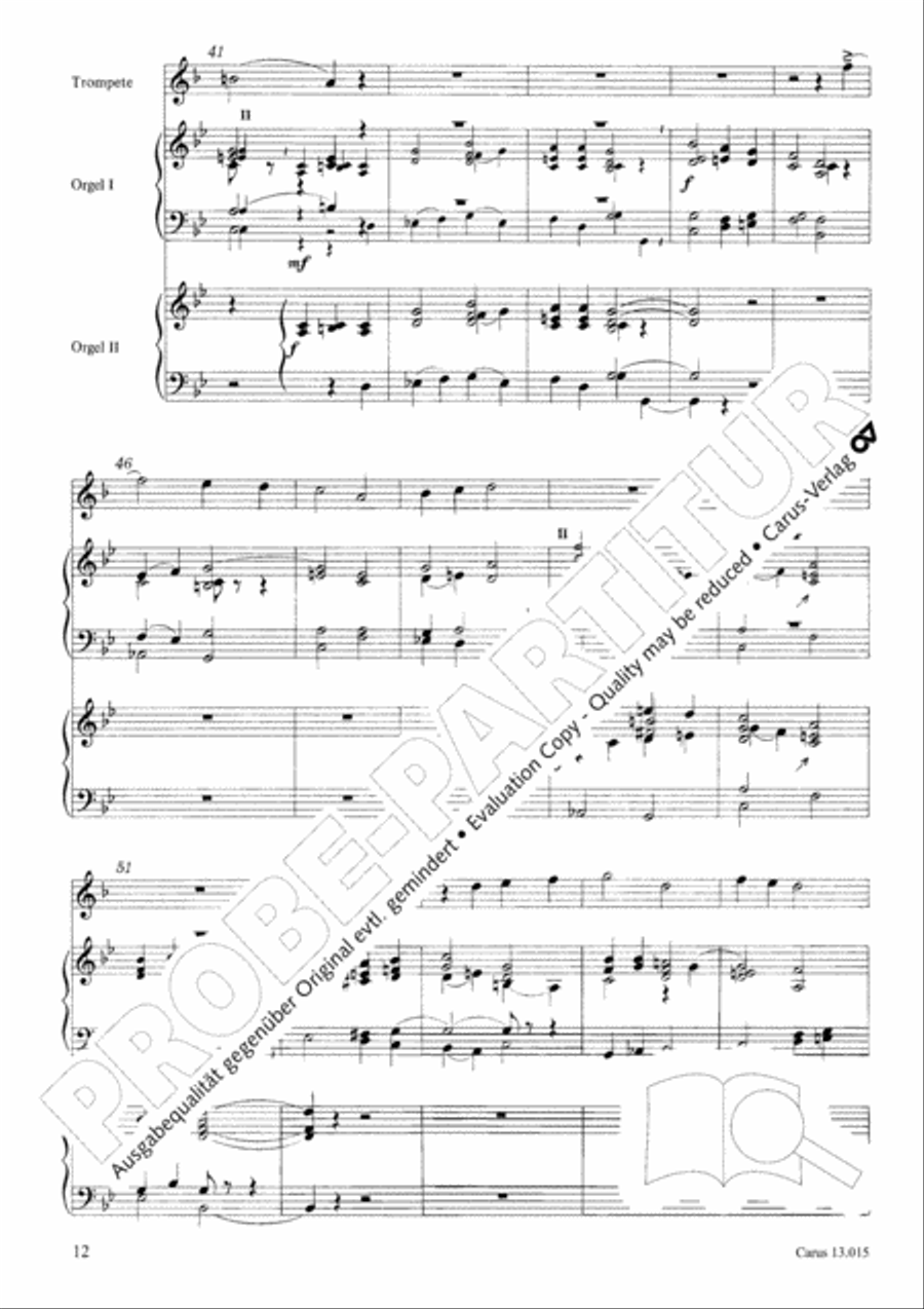 Schilling: Three Chorale Preludes Score scores gallery preview page 13