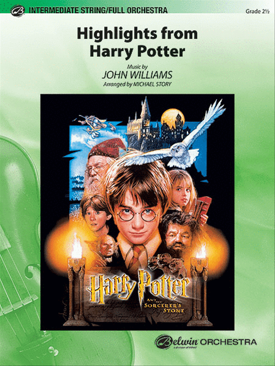 Highlights from Harry Potter Full Orchestra scores gallery preview page 1