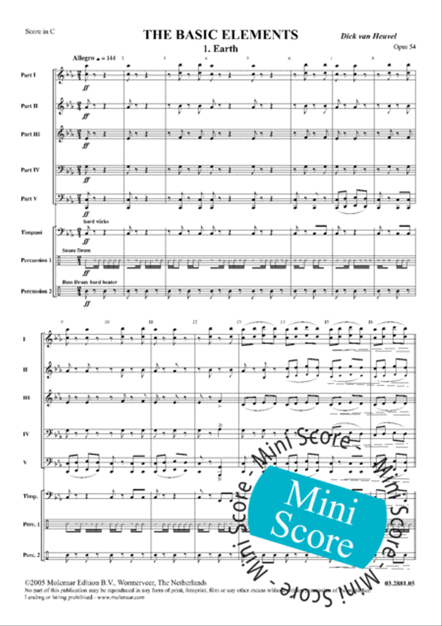 The Basic Elements Concert Band scores gallery preview page 7