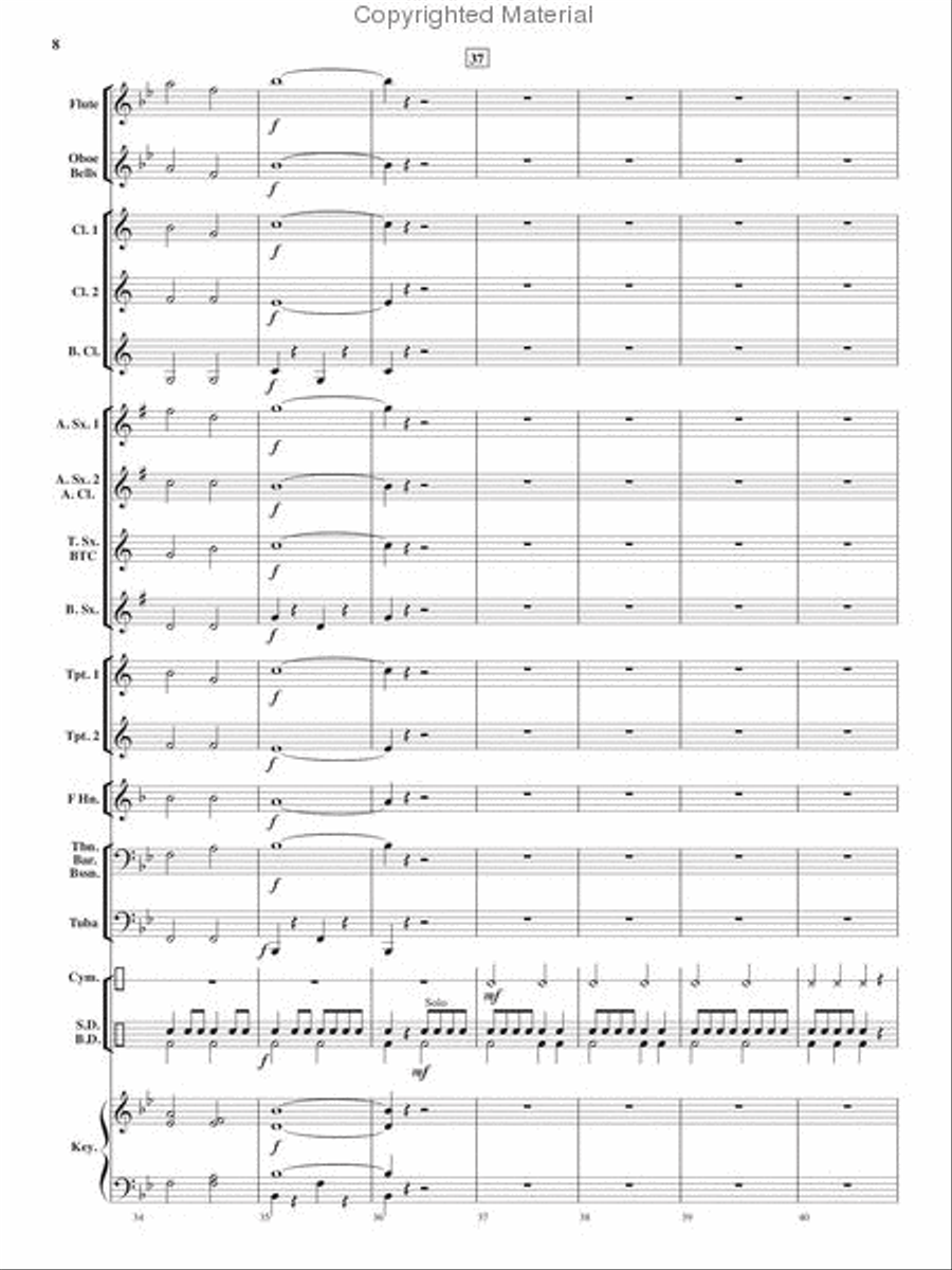 Discover America Discover America Concert Band scores gallery preview page 7