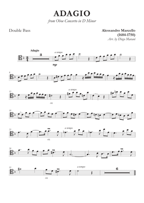 Marcello's Adagio for Double Bass and Piano