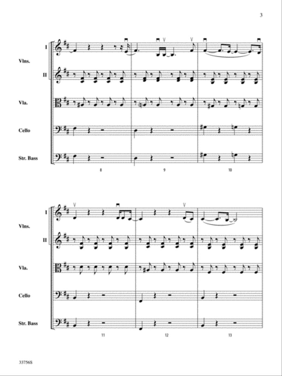 Exit Music (For a Film) String Orchestra scores gallery preview page 3