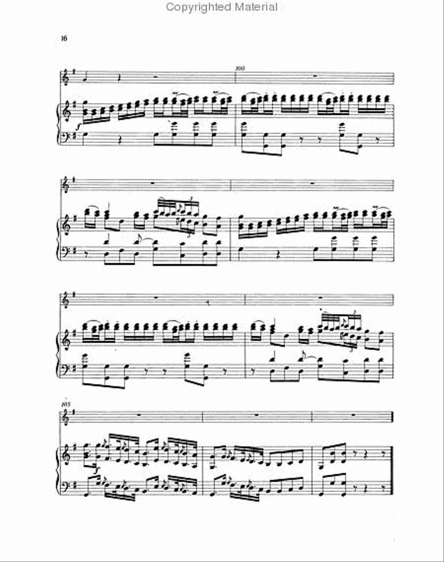 Concerto No. 3 in G Major Piano scores gallery preview page 3