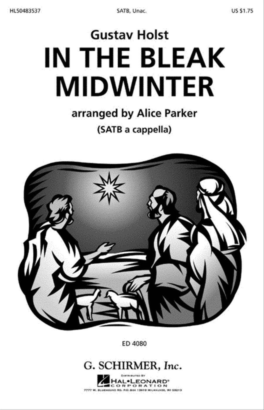 In Bleak Midwinter SSATB scores gallery preview page 1