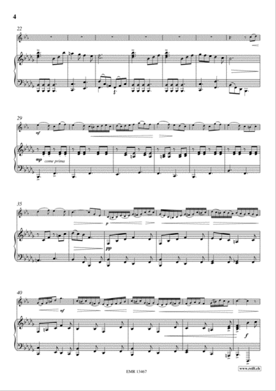 Spanish Concertino Clarinet Solo scores gallery preview page 4
