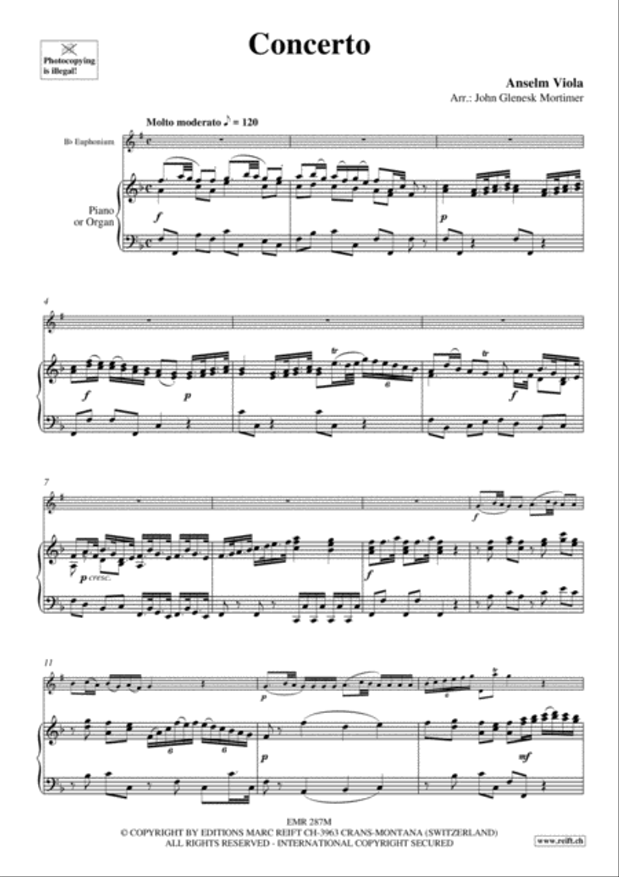 Concerto Concerto Euphonium scores gallery preview page 4