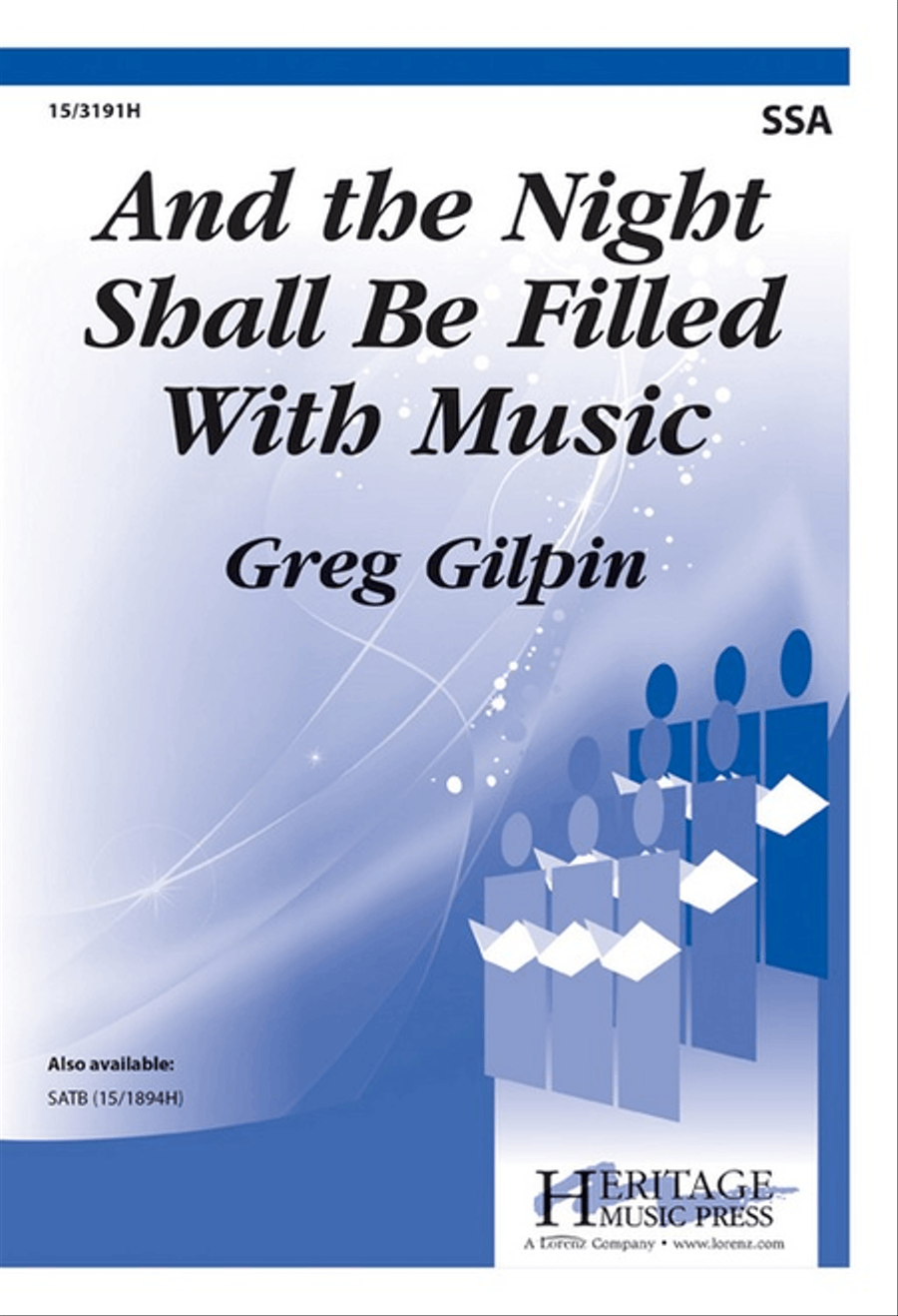 And the Night Shall Be Filled With Music SSA scores gallery preview page 1