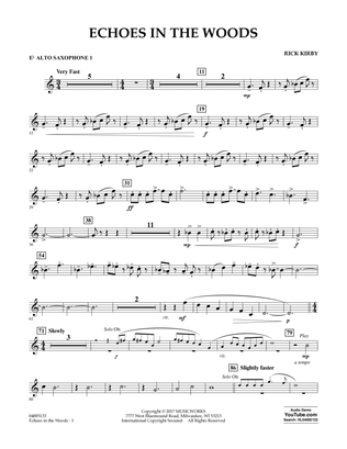 Echoes in the Woods - Eb Alto Saxophone 1