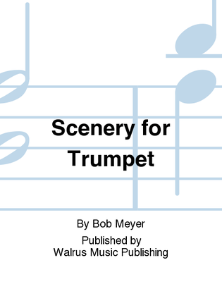 Book cover for Scenery for Trumpet