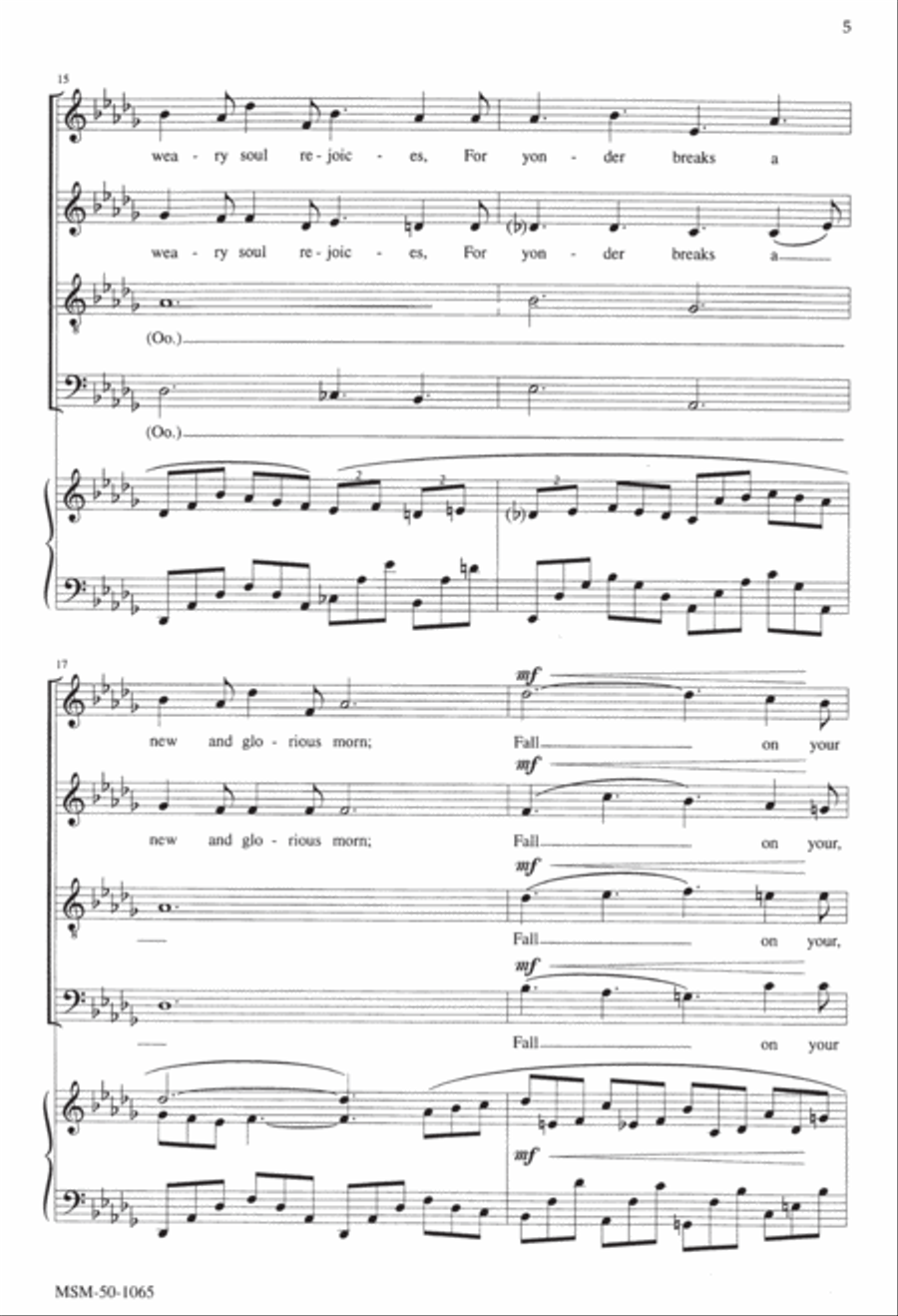 O Holy Night 4-Part scores gallery preview page 4