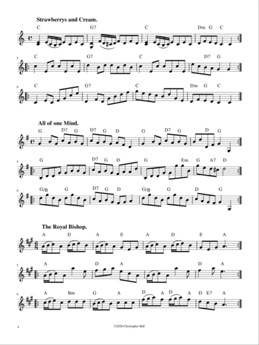 Ignatius Sancho - Twelve Country Dances Set of Parts scores gallery preview page 4