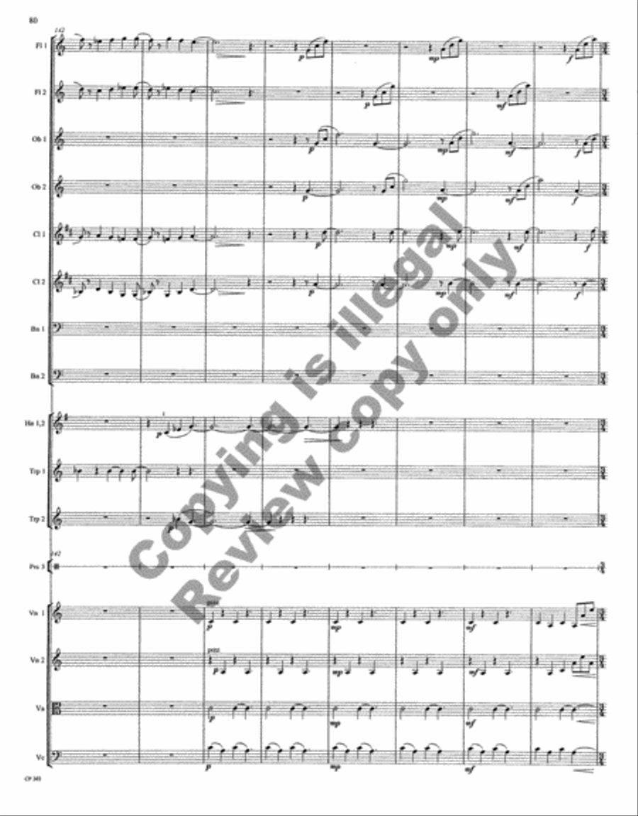 Symphony No. 1 Full Orchestra scores gallery preview page 184