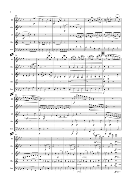 Beethoven: Piano Sonata No.1 in F minor Op.2 No.1 Mvt.I Allegro - wind quintet image number null