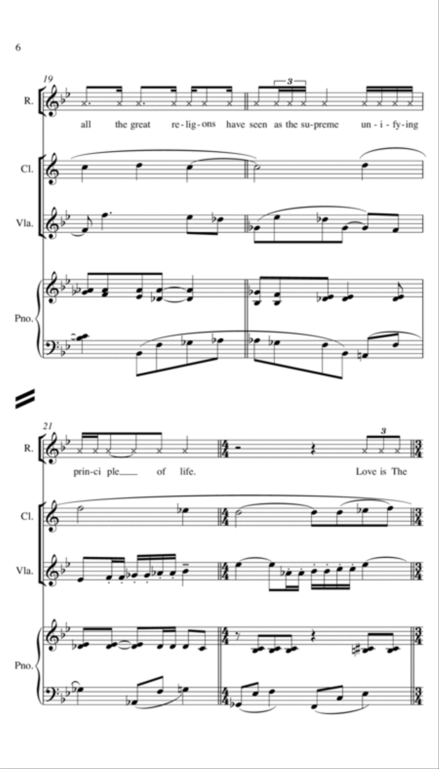 The Key The Key Choir scores gallery preview page 6