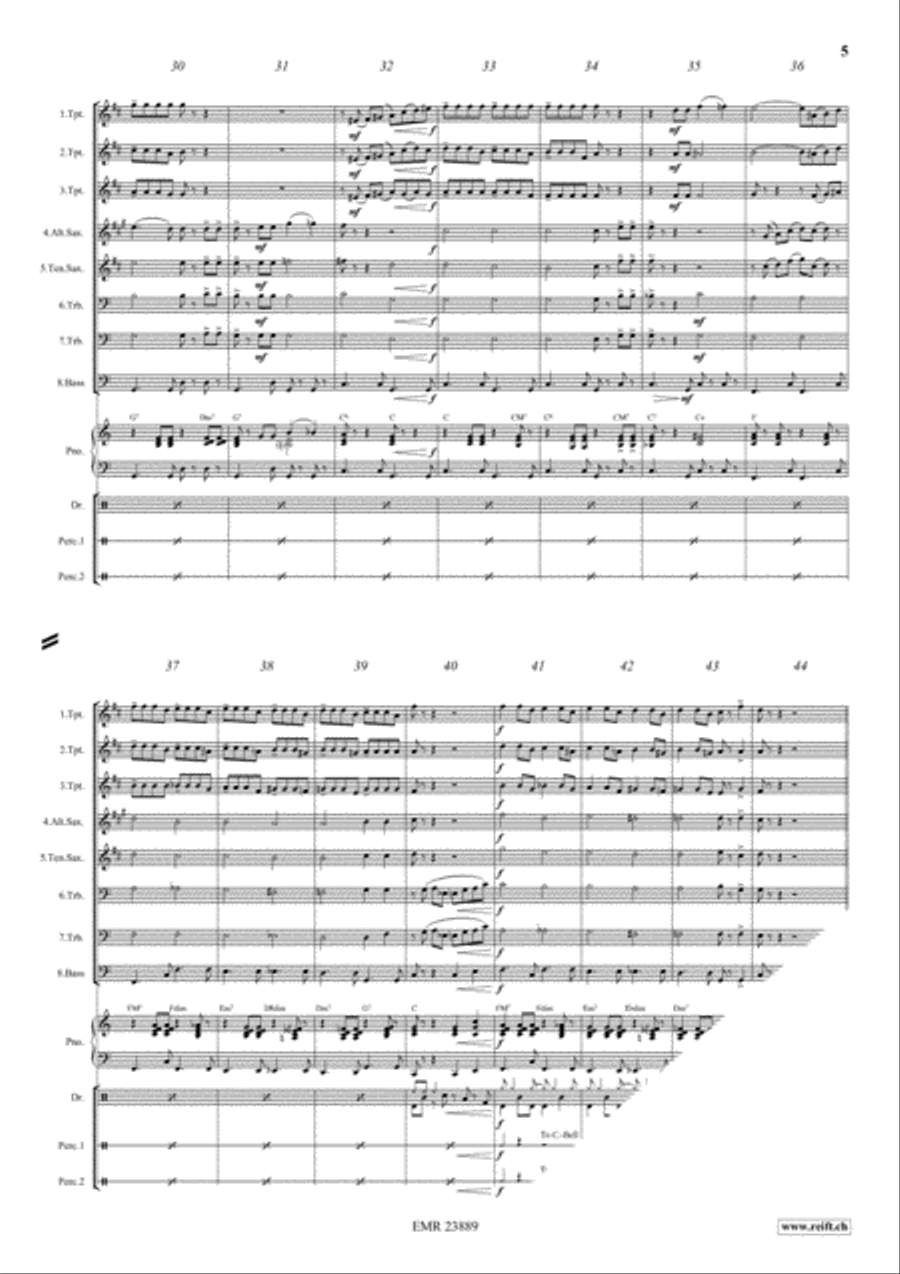 Cha Cha - Cuba Libre Cha Cha - Cuba Libre Saxophone scores gallery preview page 5