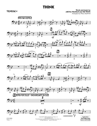 Think (arr. Paul Murtha) - Trombone 4