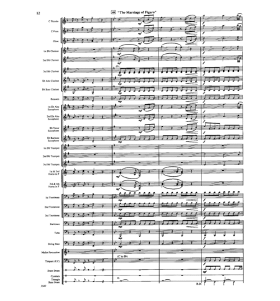 The Magic of Mozart Concert Band scores gallery preview page 12