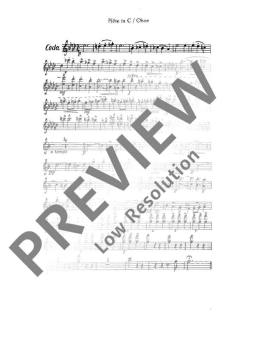 Mondnacht auf der Alster Concert Band scores gallery preview page 20