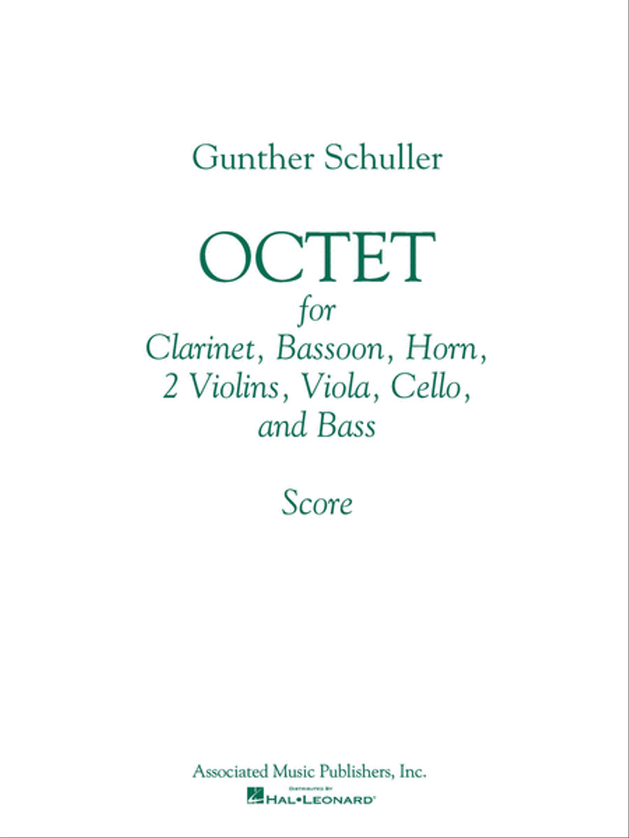 Octet Bassoon scores gallery preview page 1