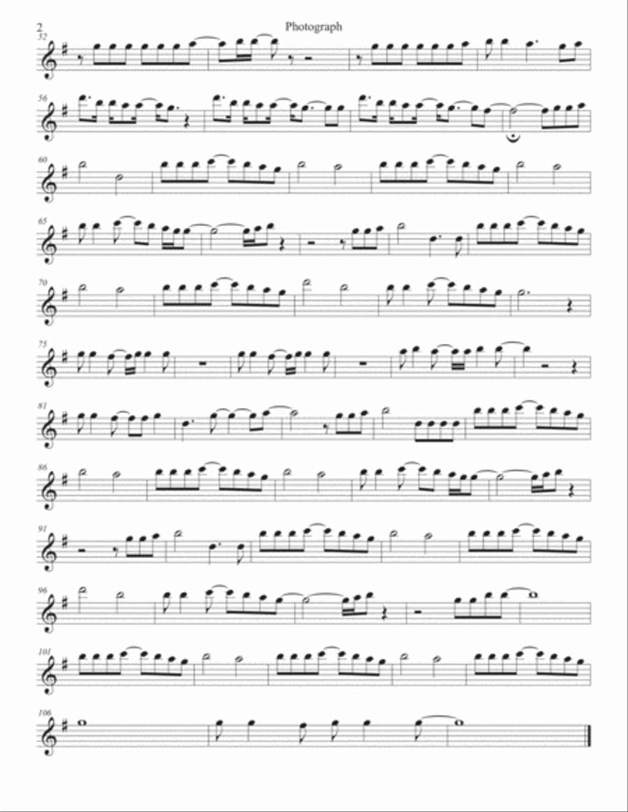 Photograph Photograph Soprano Saxophone scores gallery preview page 2