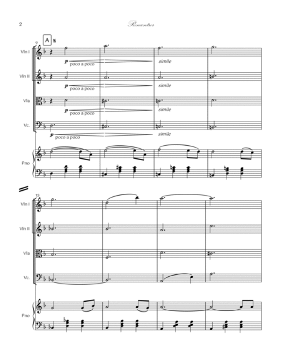 01. Rencontrer Piano Quintet Piano Quintet scores gallery preview page 2