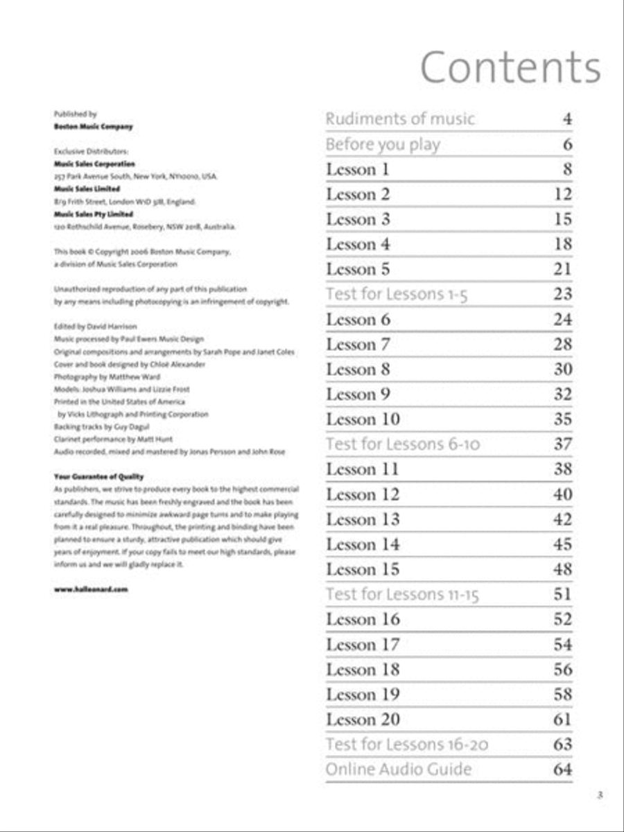 A New Tune a Day – Clarinet, Book 1 Concert Band Methods scores gallery preview page 4