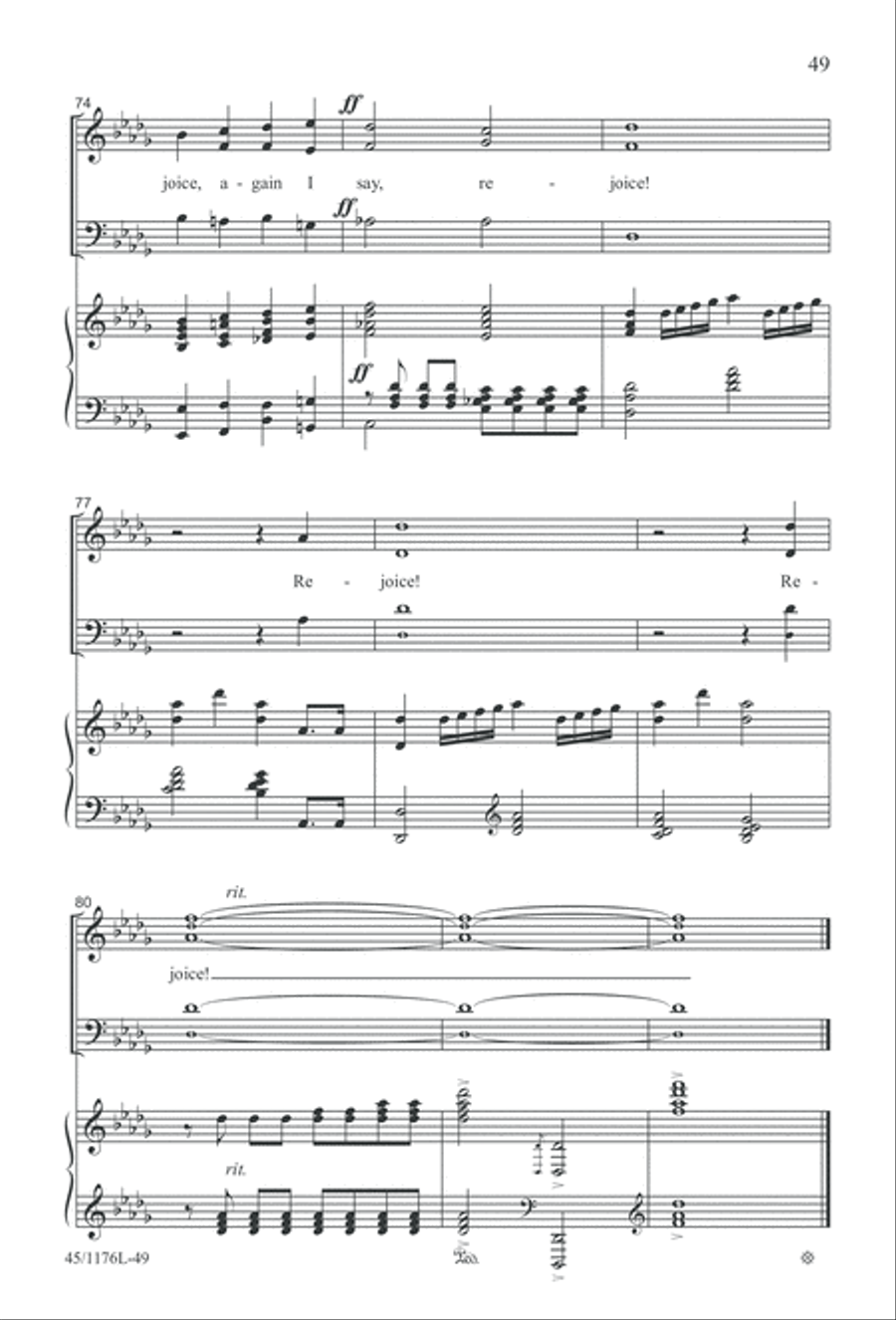 10 More Anthems for about 10 Singers 3-Part scores gallery preview page 49