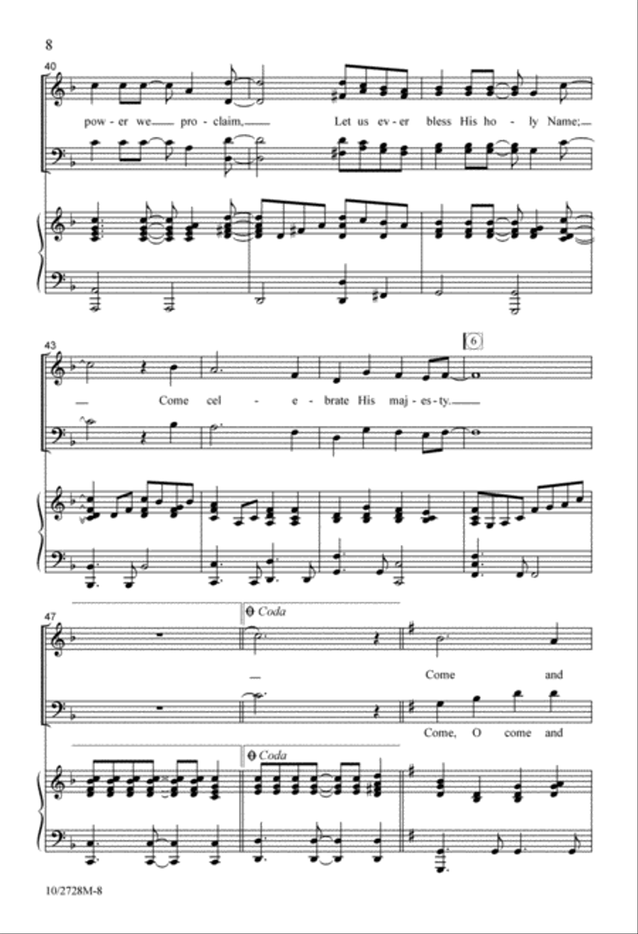 Let Creation Sing! 2-Part scores gallery preview page 8
