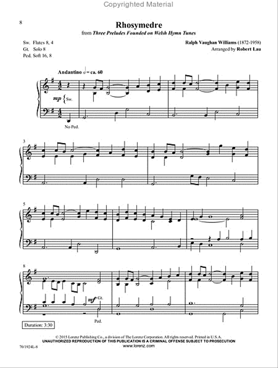 Masterworks for Organ Organ Solo scores gallery preview page 3