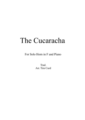 Book cover for The Cucaracha. For Solo Horn in F and Piano