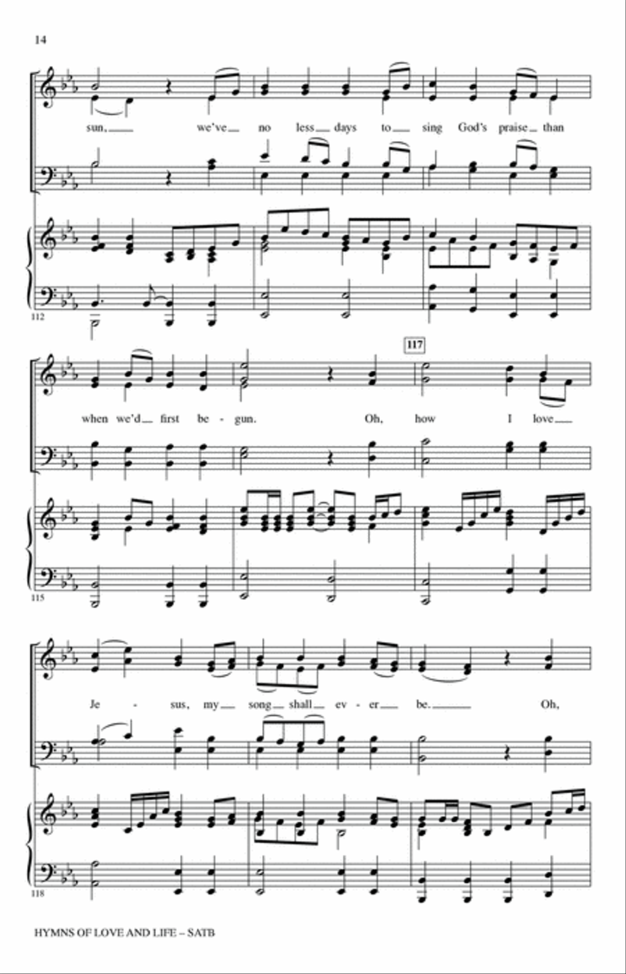 Hymns Of Love And Life Hymns Of Love And Life 4-Part scores gallery preview page 13