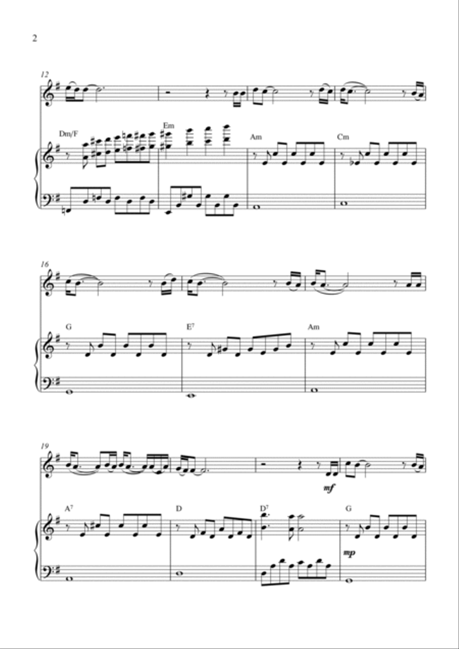 It's Impossible (somos Novios) Violin Solo scores gallery preview page 2