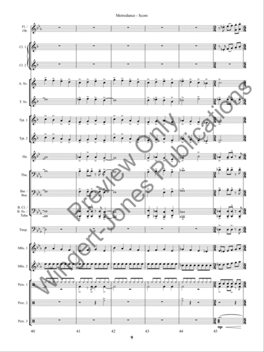 Pacifica Concert Band scores gallery preview page 12