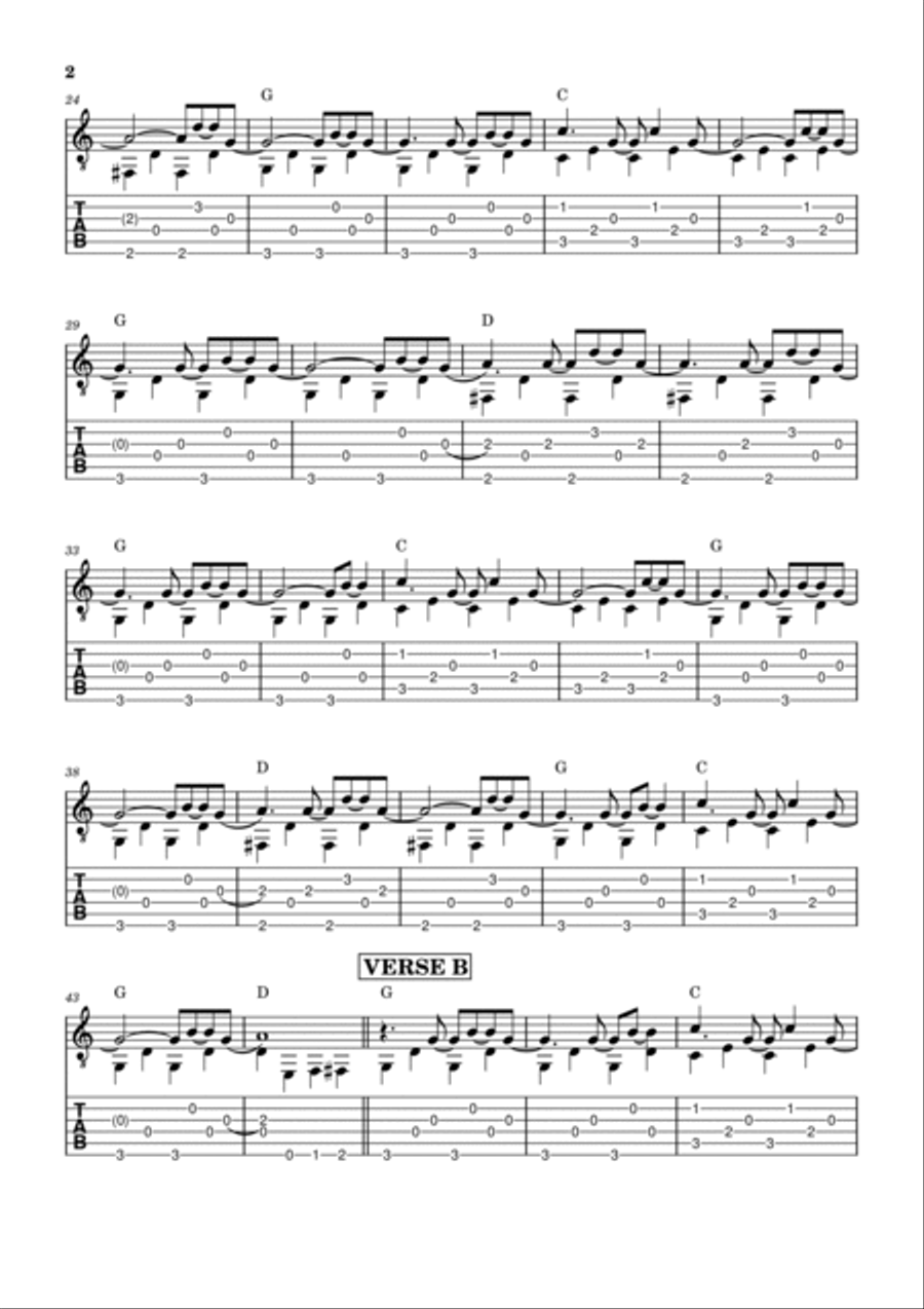 Clay Pigeons Acoustic Guitar scores gallery preview page 2
