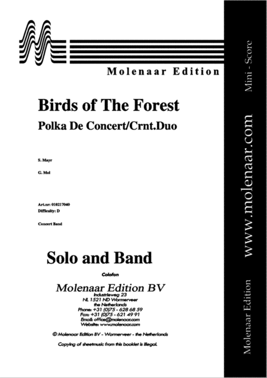 Birds of the Forest Birds of the Forest Concert Band scores gallery preview page 2