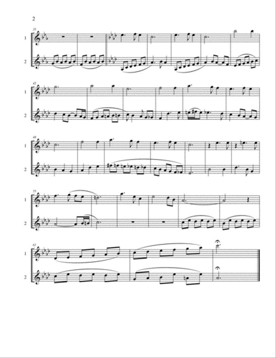 A Very Clarinet Christmas Clarinet Duet scores gallery preview page 5