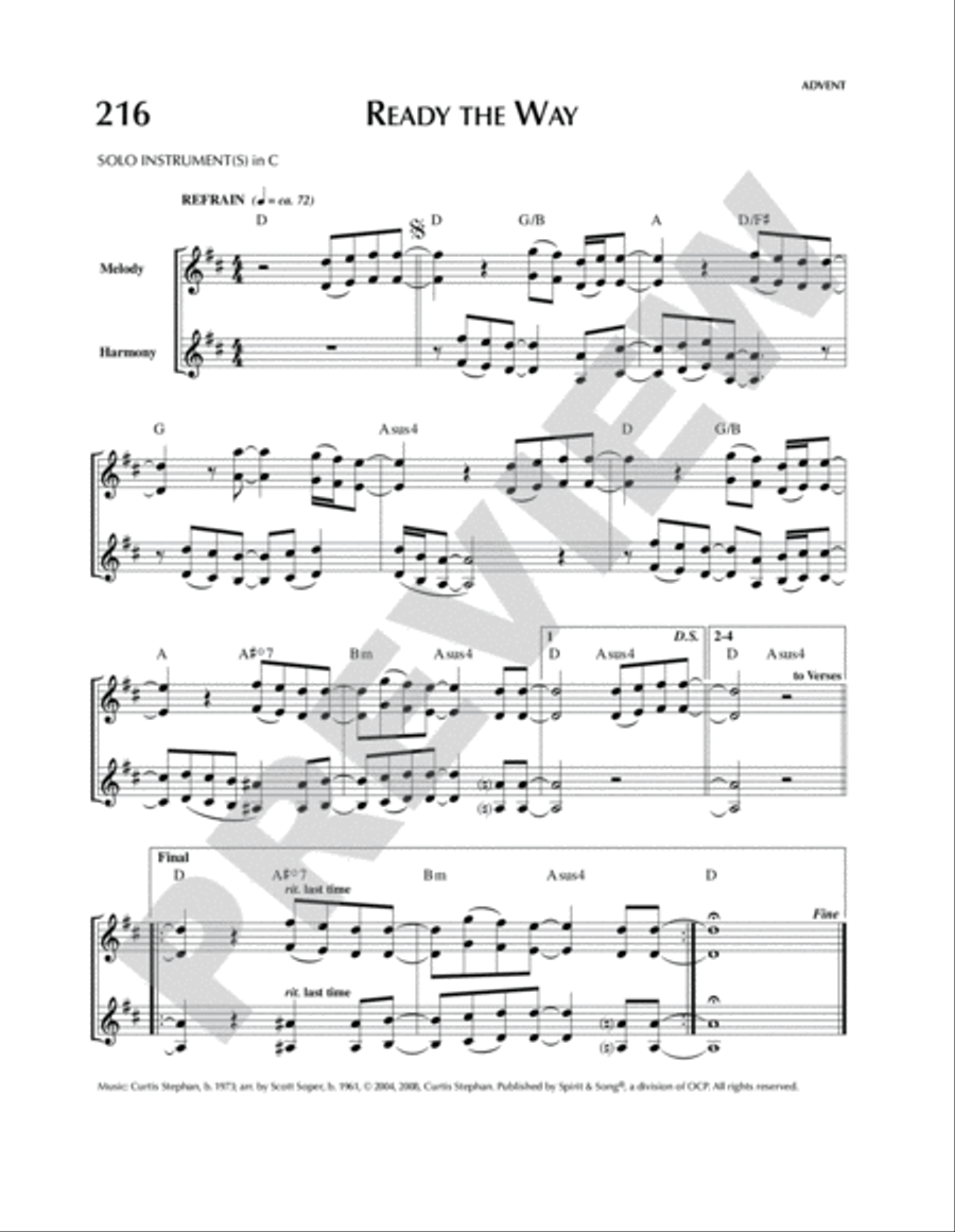 Glory & Praise Third Edition Praise scores gallery preview page 6