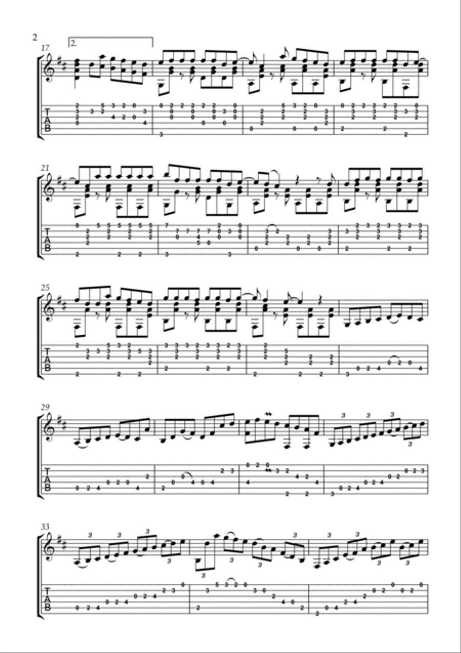 La Bachata Electric Guitar scores gallery preview page 2