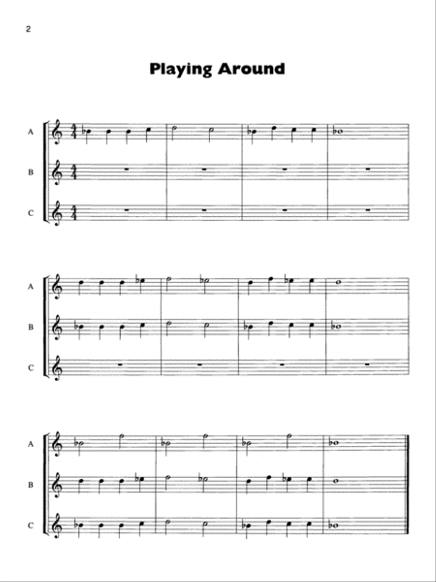 Yamaha Band Ensembles, Book 1 Concert Band Methods scores gallery preview page 3