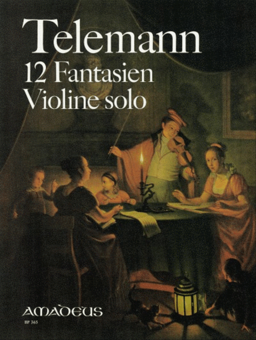 12 Fantasies TWV 40:14-25 Violin Solo scores gallery preview page 1