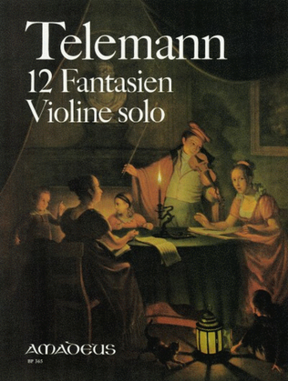 Book cover for 12 Fantasies TWV 40:14-25