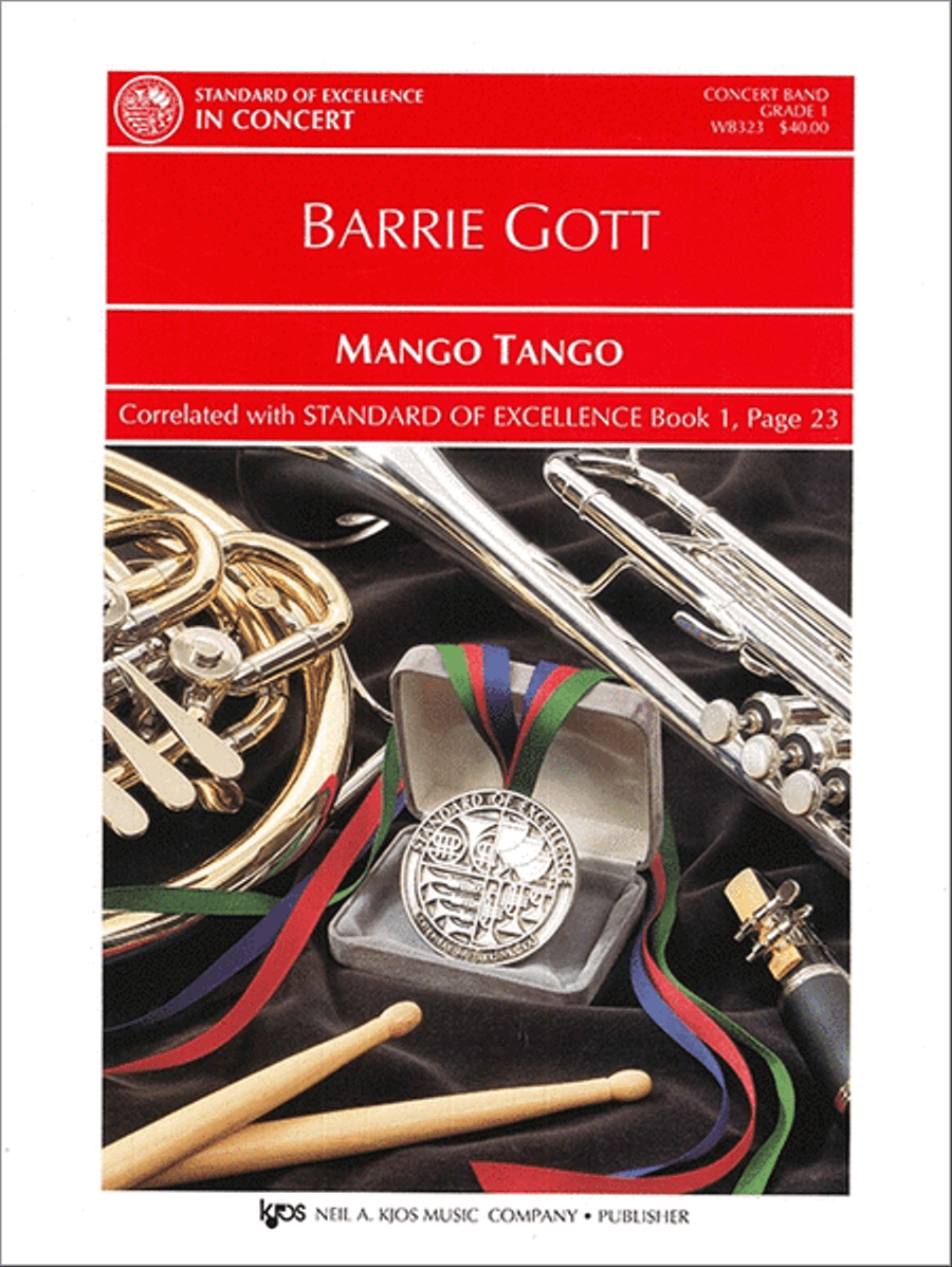 Mango Tango Concert Band scores gallery preview page 1