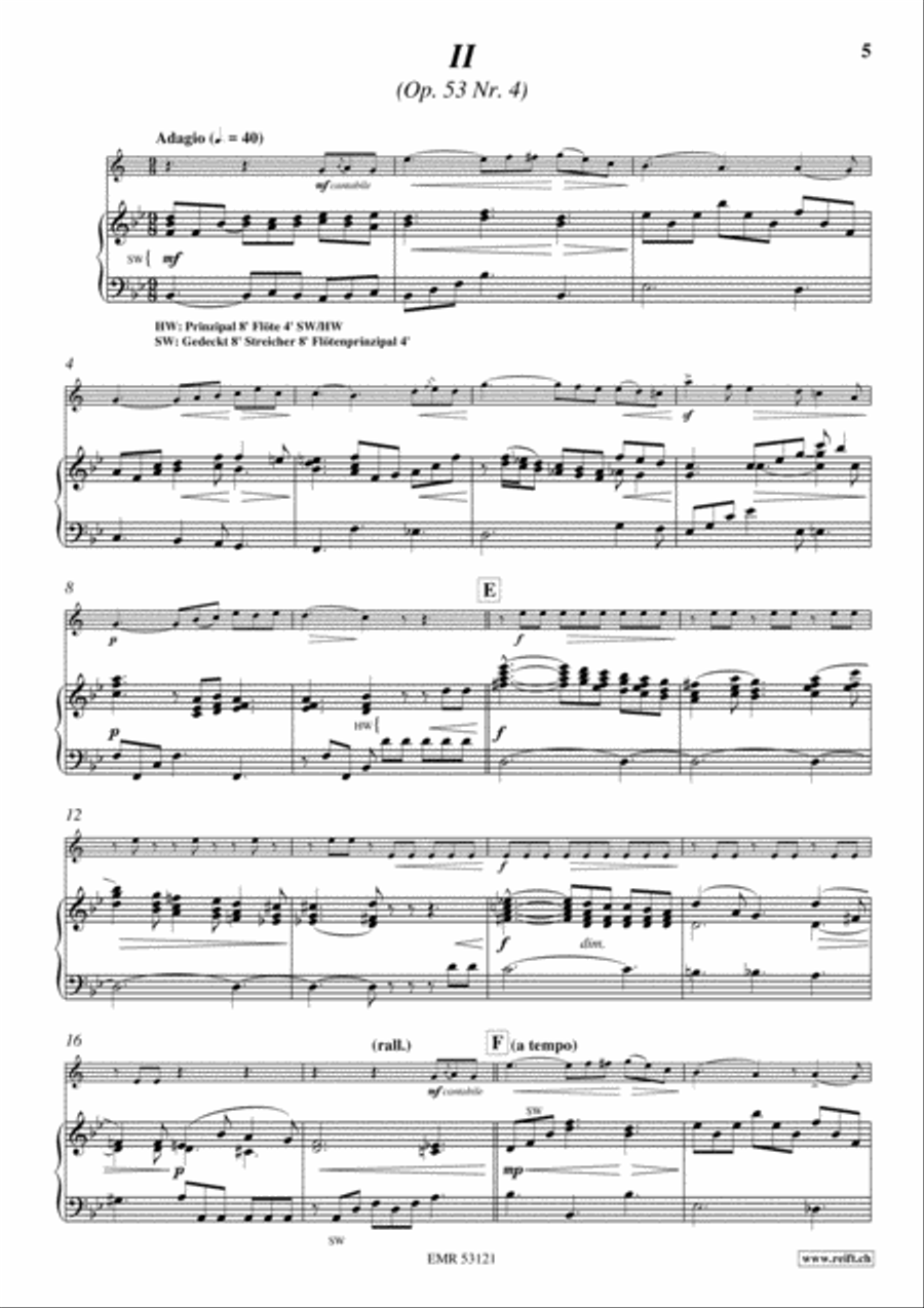 Drei Lieder ohne Worte Soprano Saxophone scores gallery preview page 5
