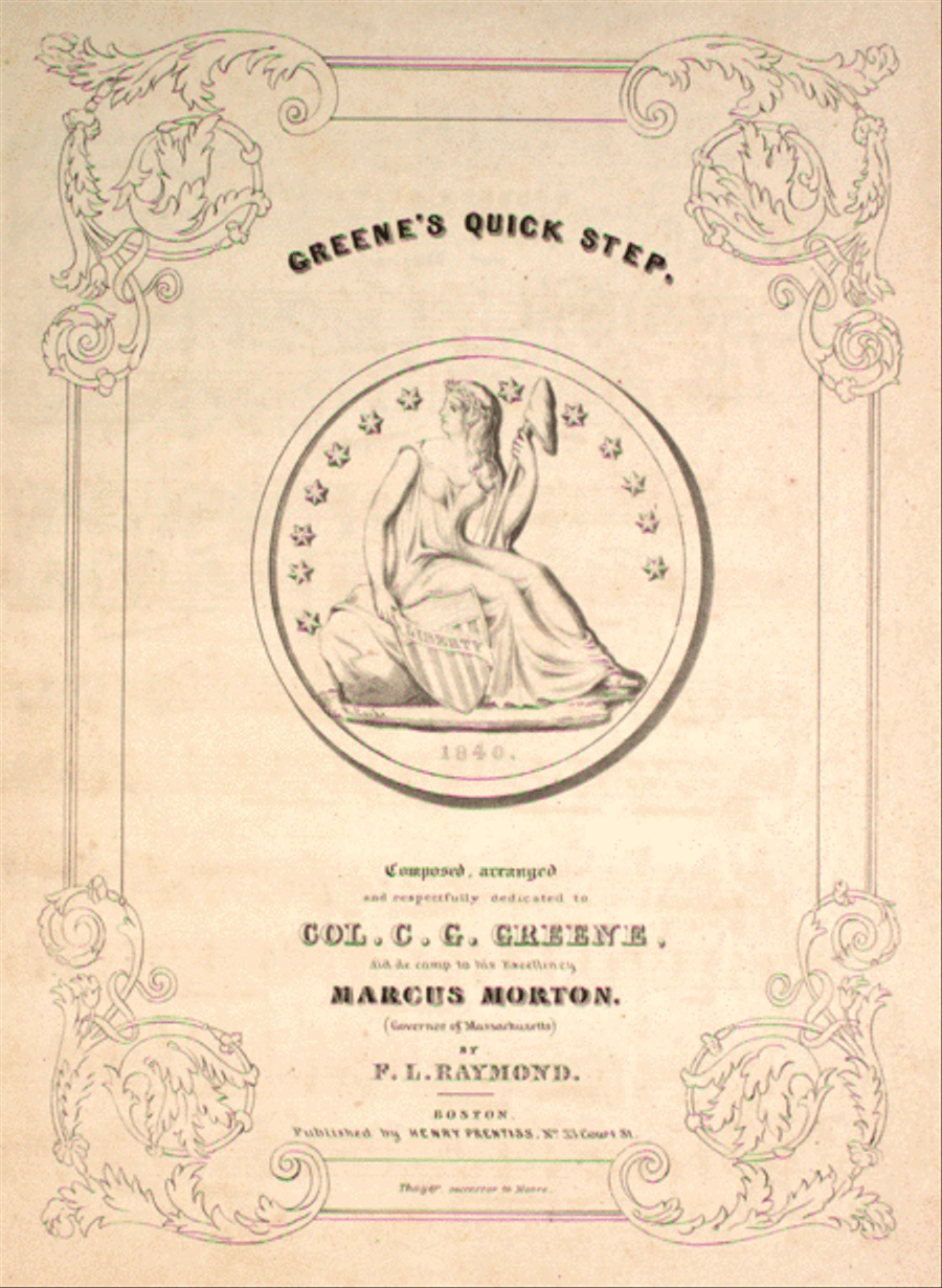 Greene's Quick Step Piano Solo scores gallery preview page 1