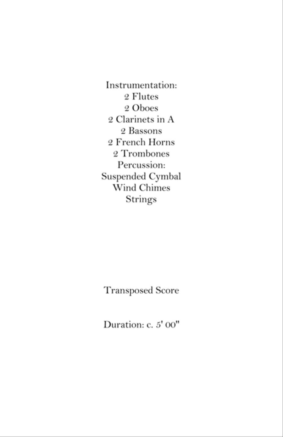 Orchestral Suite No.1 - Mvt. I Chamber Orchestra scores gallery preview page 2