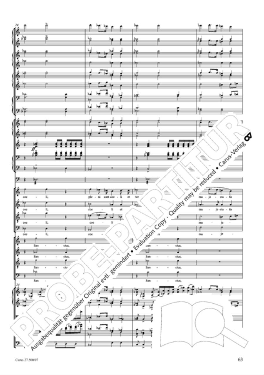 Quattro pezzi sacri Orchestra scores gallery preview page 64