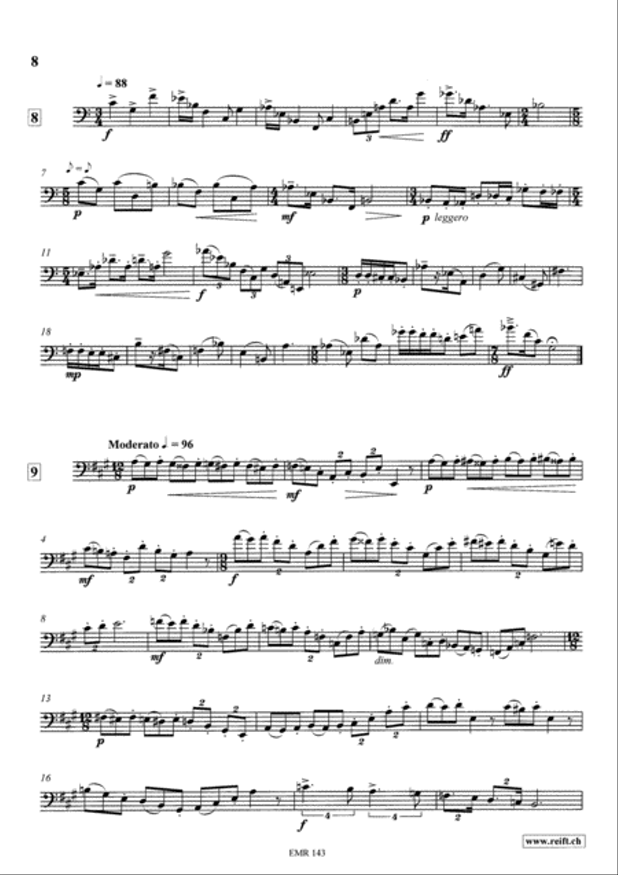 Technical & Melodic Studies Vol. 6 Trombone scores gallery preview page 8