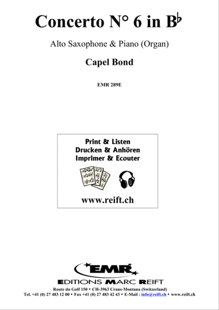 Concerto No. 6 Alto Saxophone scores gallery preview page 9